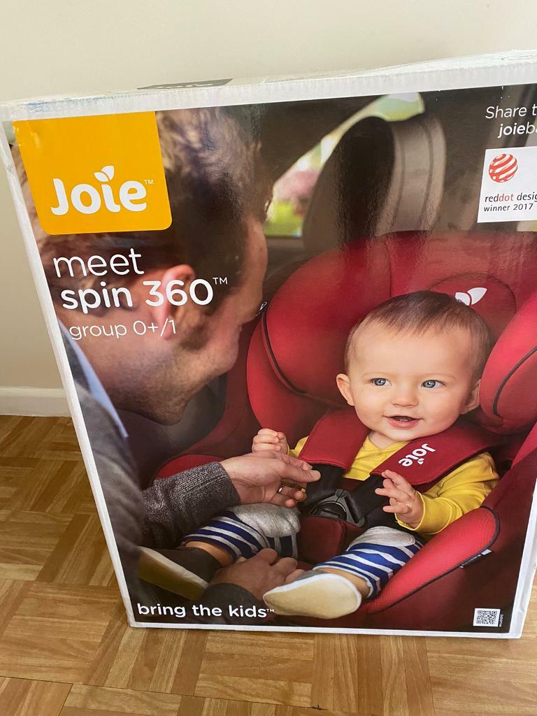 joie spin 360 dark pewter